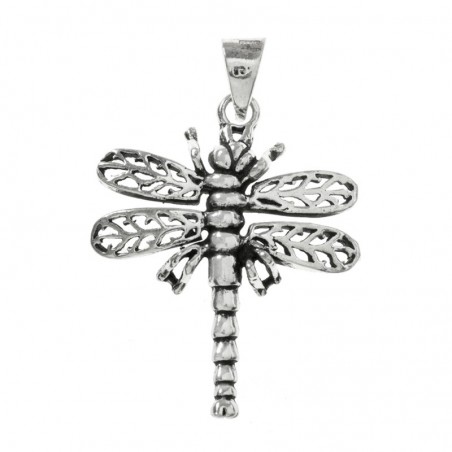 Colgante libélula Plata de Ley