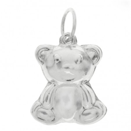 Colgante oso Plata de Ley