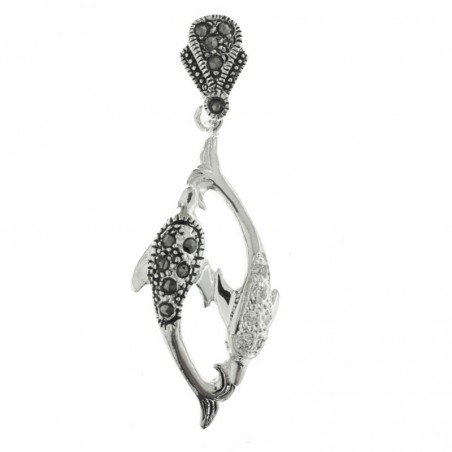 Colgante delfines Plata de Ley