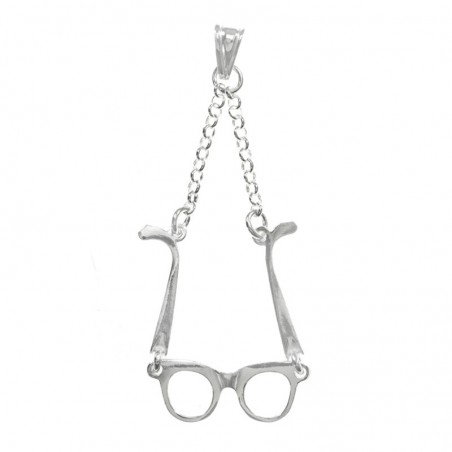 Colgante gafas Plata de Ley