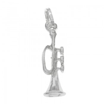 Colgante trompeta Plata de Ley
