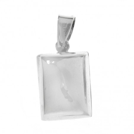 Guardapelo rectangular Plata de Ley