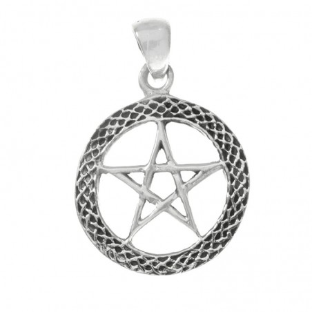 Colgante tetragramatón Plata de Ley