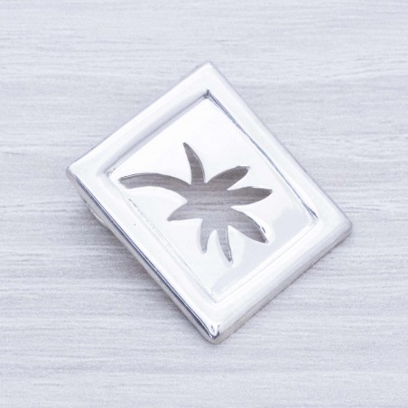 Colgante palmera calada Plata de Ley