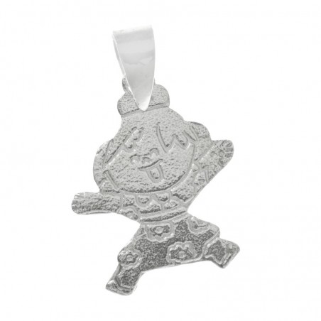 Colgante niño en pijama Plata de Ley