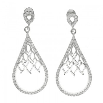 Pendientes gota Plata de Ley 925