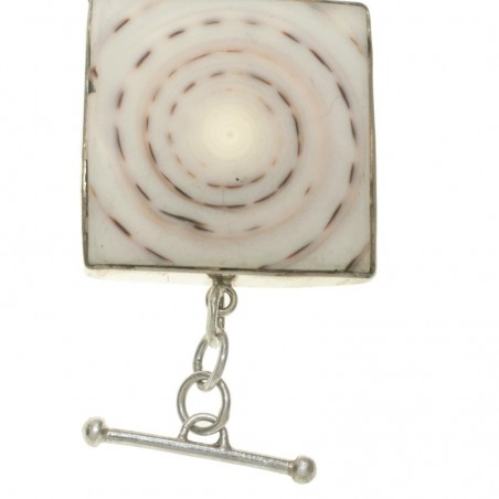 Brazalete de nácar y Plata de Ley 925