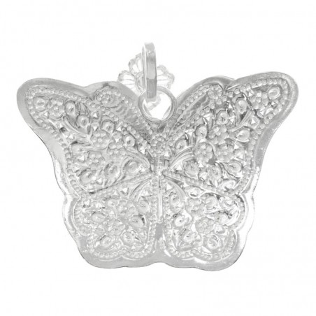 Colgante Gran Mariposa XL Plata de Ley - Karissma