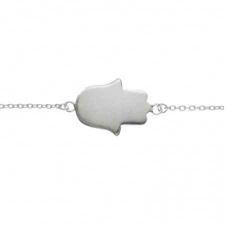 Pulsera Plata de Ley 925 mano Fátima para grabar