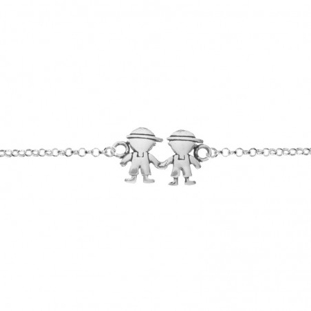 Pulsera Plata de Ley 925 hijos