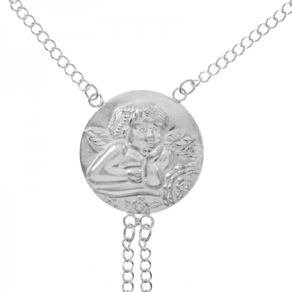 Pulsera-anillo Plata de Ley 925 ángel