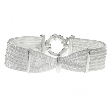 Pulsera Plata de Ley 925 malla en ocho