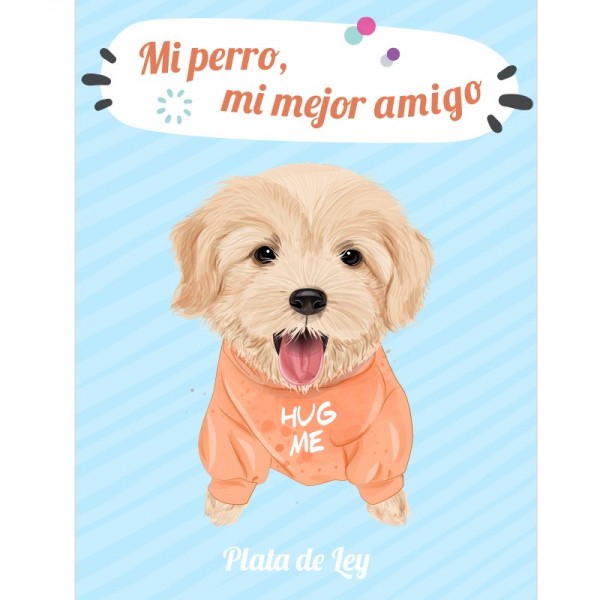 Pulsera para amantes de los perros Plata de Ley 925