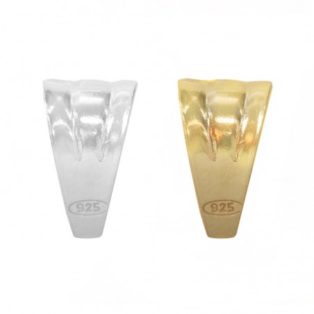 Pack 10 Drop cierre presión Plata de Ley 925