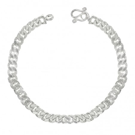 Pulsera Plata de Ley 925 Grumet maciza