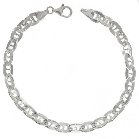 Pulsera Plata de Ley 925 eslabón calabrote