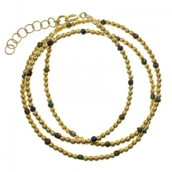 Gargantilla de bolitas Plata de Ley - Karissma