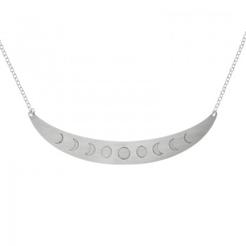 Collar fases lunares Plata de Ley - Karissma