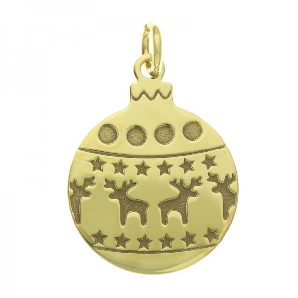 Collar bola de Navidad Plata de Ley - Karissma