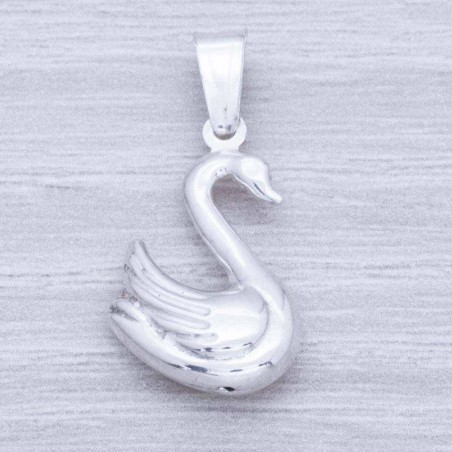 Colgante cisne esmaltado Plata de Ley