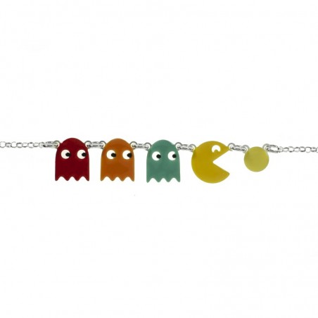 Pulsera Comecocos Pac-Man Plata de Ley 925 | Karissma