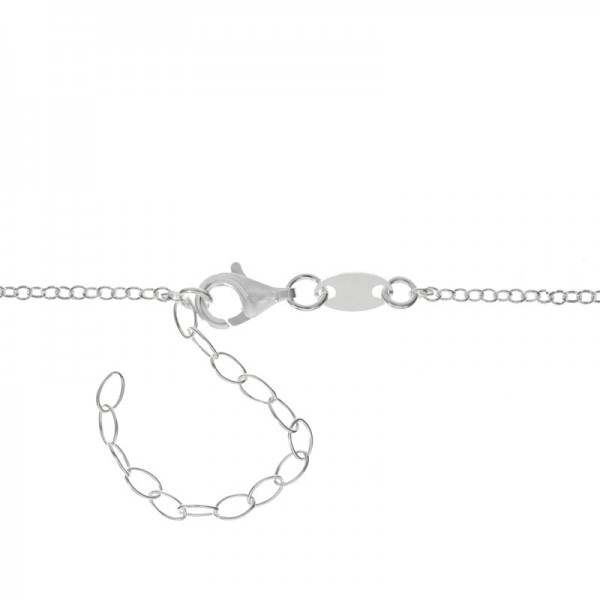 Pulsera ajustable diseño fases lunares fabricada en Plata de Ley 925 | Karissma