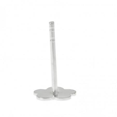 Pendientes flor mini Plata de Ley - Karissma