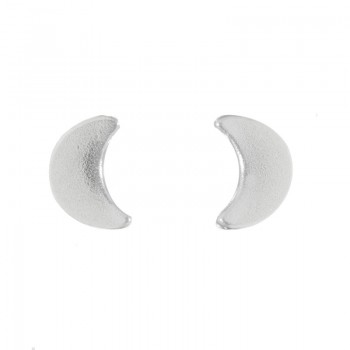 Pendientes luna mini Plata de Ley - Karissma