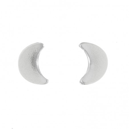 Pendientes luna mini Plata de Ley - Karissma