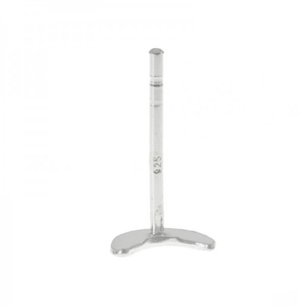 Pendientes luna mini Plata de Ley - Karissma