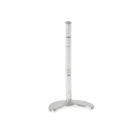 Pendientes luna mini Plata de Ley - Karissma