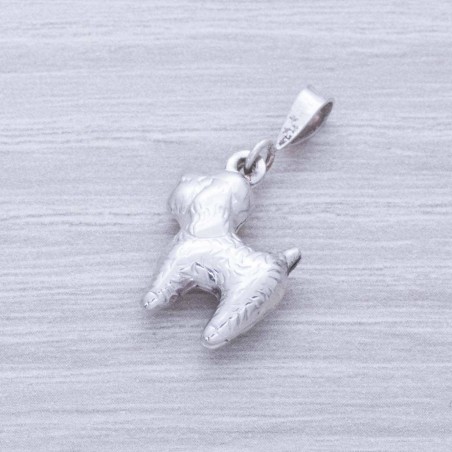Colgante perro pequeño Plata de Ley