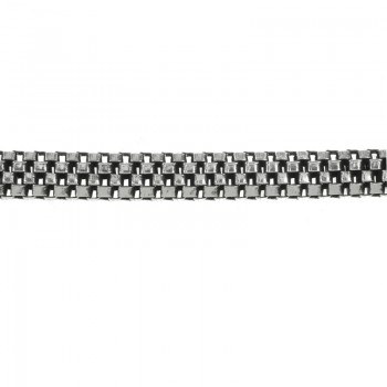 Pulsera trenza oxidada Plata de Ley 925 | Karissma 2