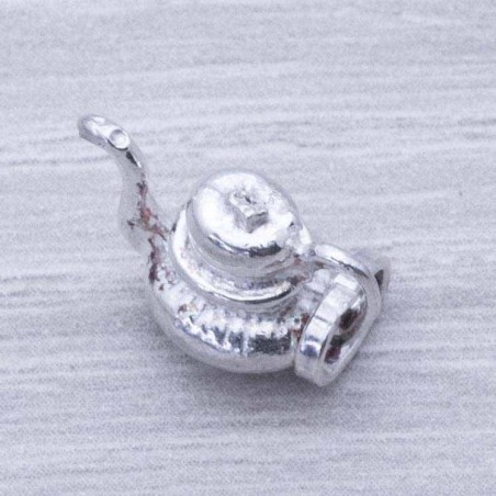 Colgante tetera árabe pequeña Plata de Ley