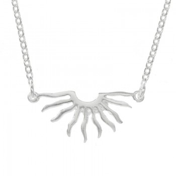 Collar silueta Sol Plata de Ley - Karissma