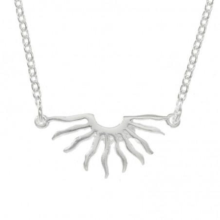 Collar silueta Sol Plata de Ley - Karissma