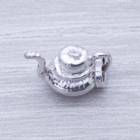Colgante tetera árabe pequeña Plata de Ley