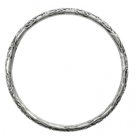 Pulsera rígida tribal Plata de Ley 925 - Karissma