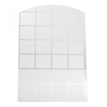 Expositor L metacrilato pendientes mate