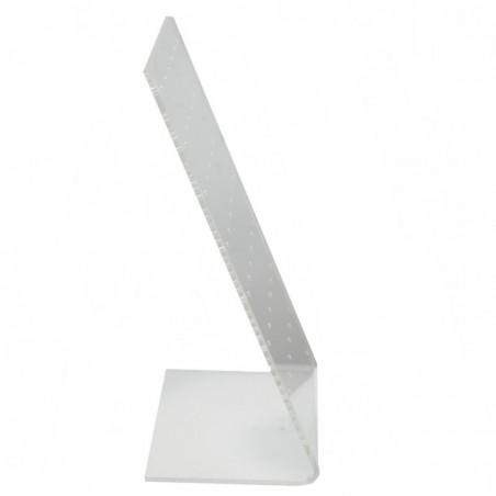 Expositor transparente cuadrado mini para muestras