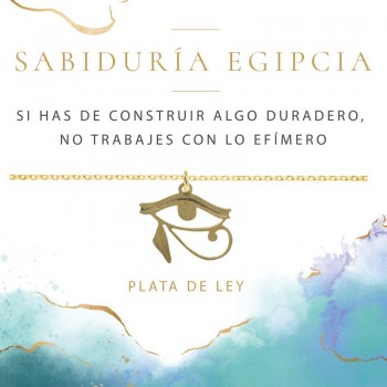 Collar ojo de Horus Plata de Ley - Karissma