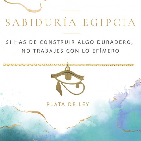 Collar ojo de Horus Plata de Ley - Karissma