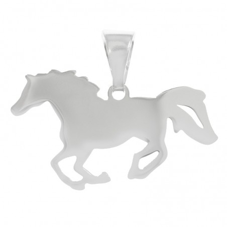 Colgante caballo a galope Plata de Ley 925