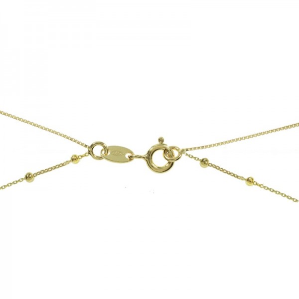 Collar doble dorado Plata de Ley - Karissma