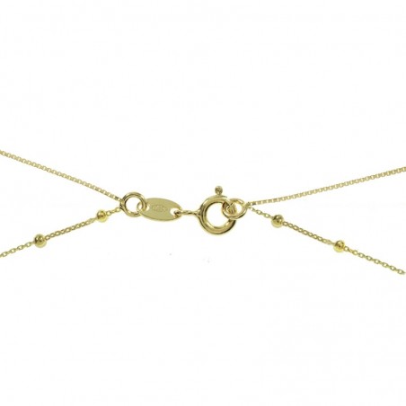 Collar doble dorado Plata de Ley - Karissma