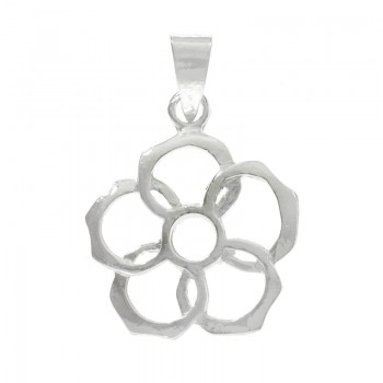 Colgante flor calada Plata de Ley - Karissma