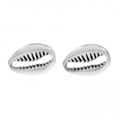 Pendientes caracola Plata de Ley 925