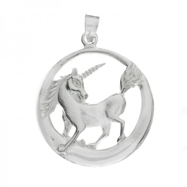 Colgante unicornio Plata de Ley 925