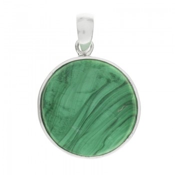 Colgante malaquita Plata de Ley 925