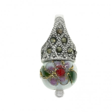 Colgante étnico esmaltado Plata de Ley - Karissma